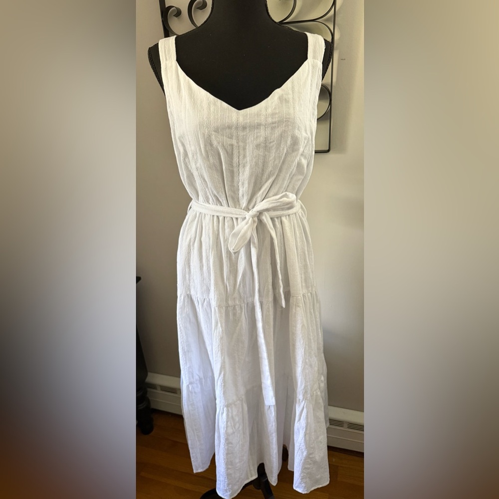 White Midi Dress